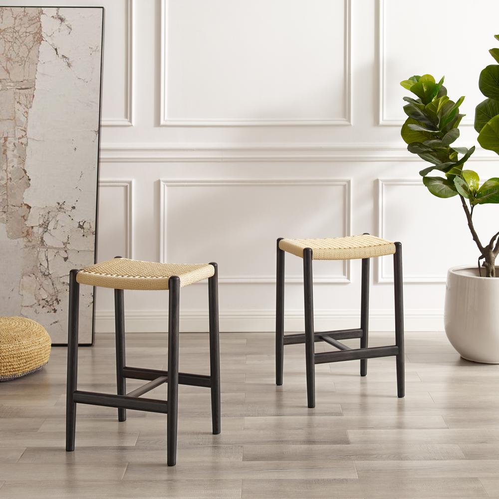 Leif counter height stool, Caviar. Picture 5