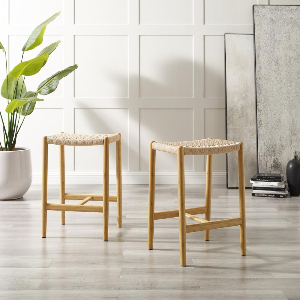 Leif counter height stool, Wheat. Picture 1