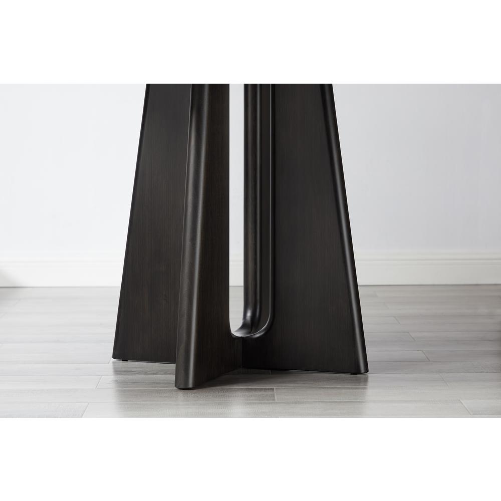 Luna 48” Round Table, Caviar. Picture 6