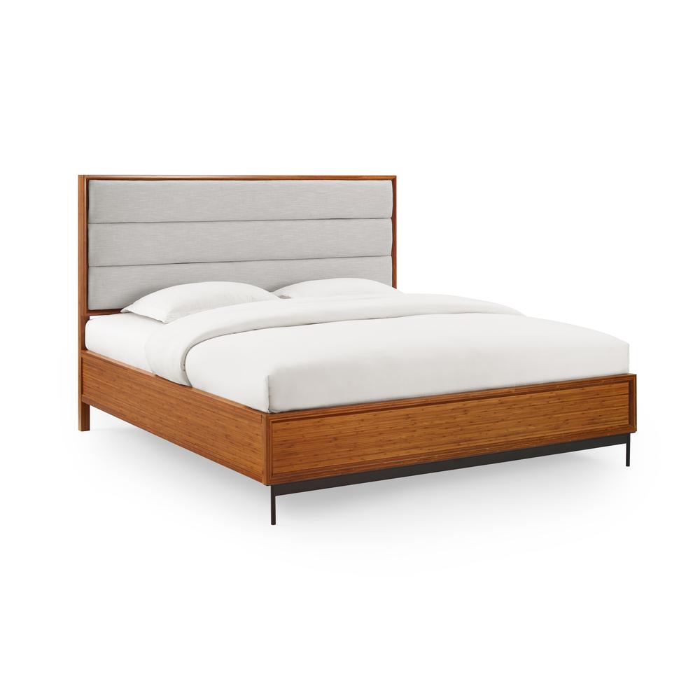 Taylor Queen Bed, Amber. Picture 2