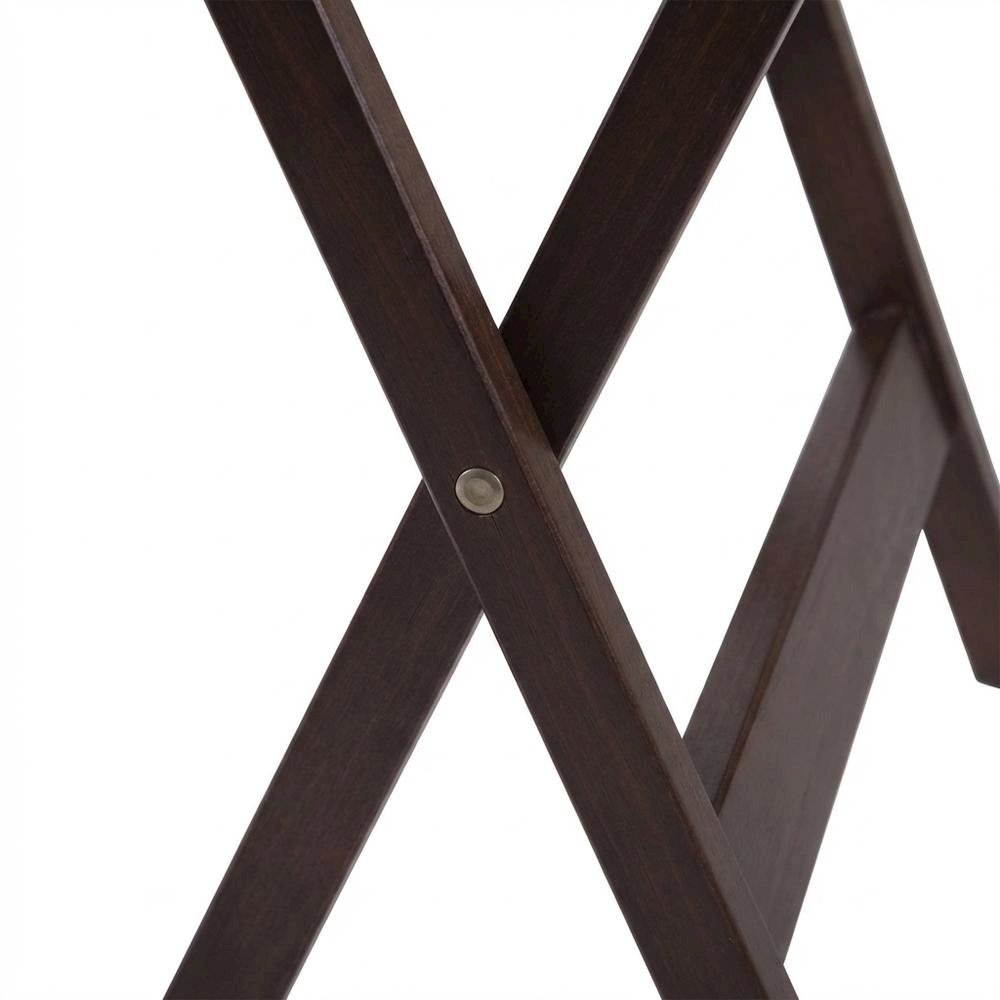 TV Table Set in Walnut Finish with Durable Material and Elegant Design. Picture 5