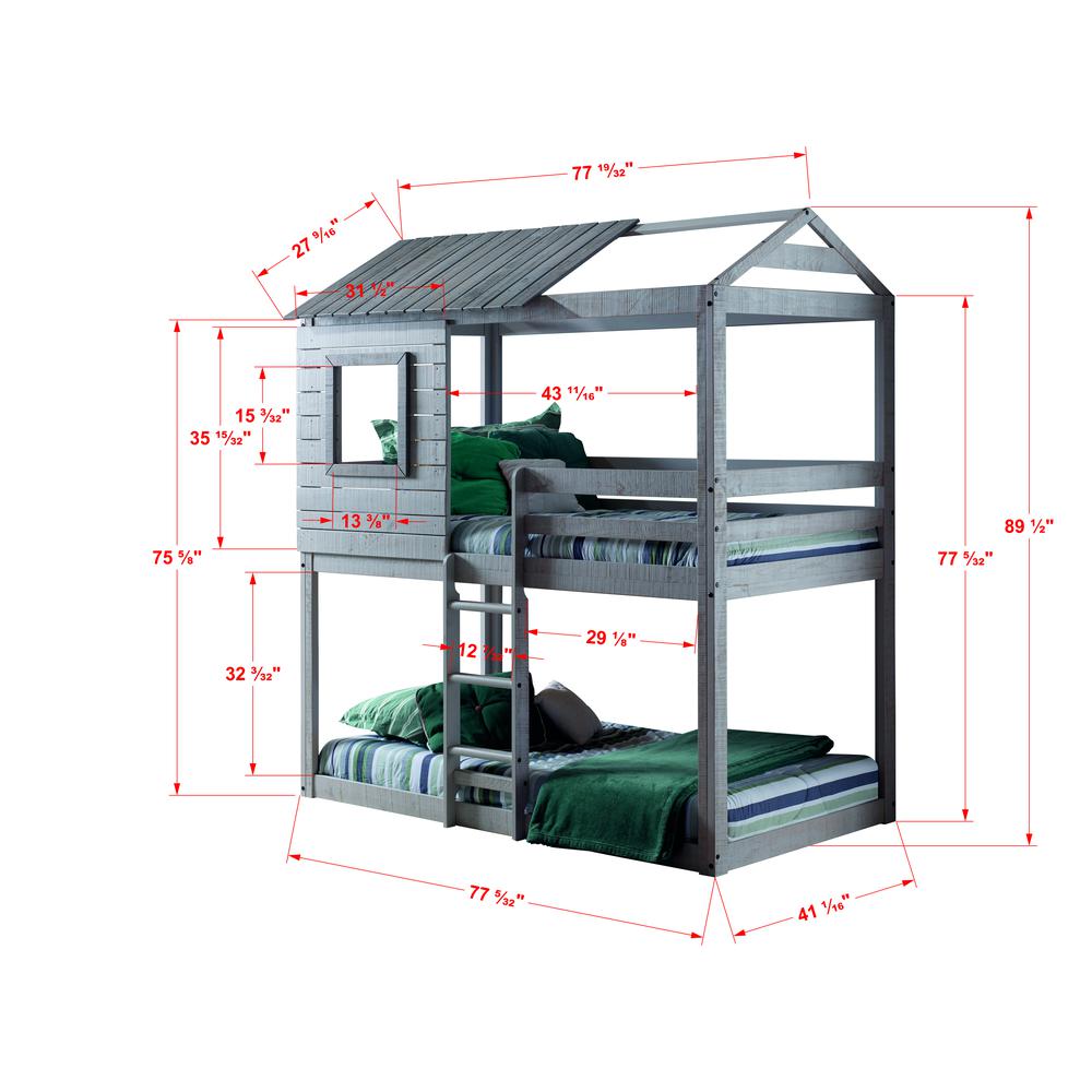 Deer Blind Bunk Loft W/Blue Tent. Picture 2