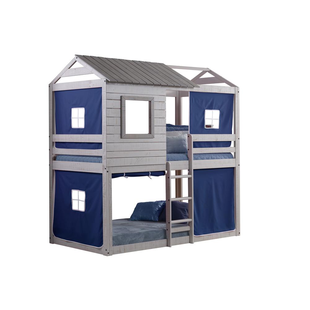Deer Blind Bunk Loft W/Blue Tent. Picture 1
