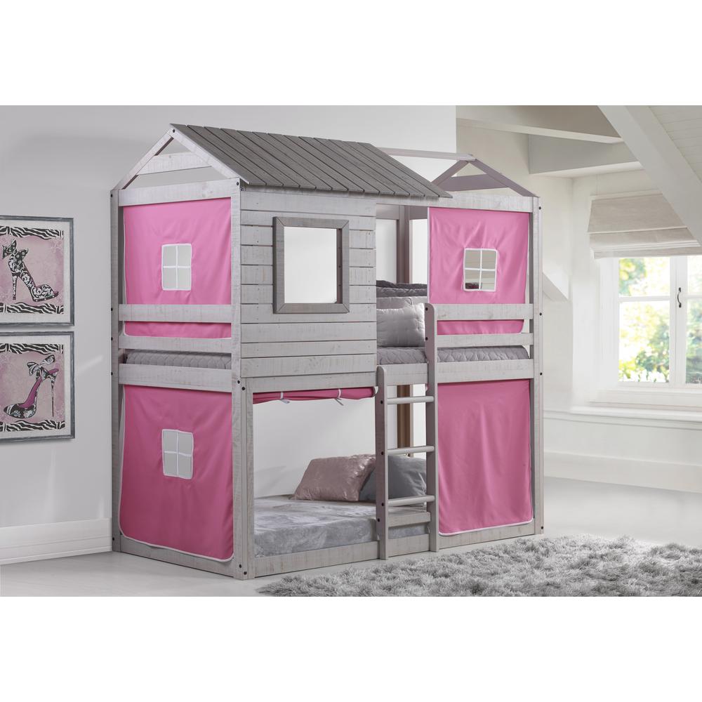 Deer Blind Bunk Loft W/Pink Tent. Picture 3