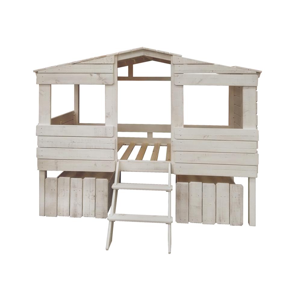 Twin Tree House Low Loft Bed. Picture 2