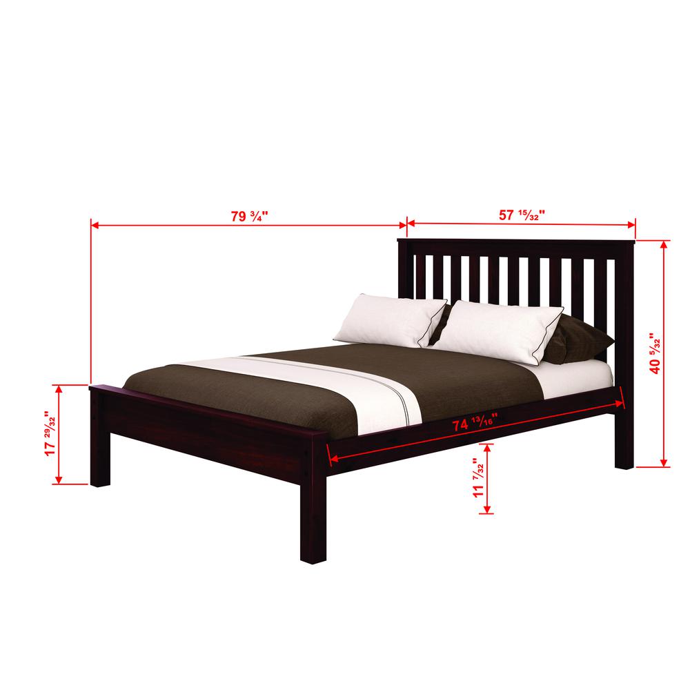 Full Contempo Bed W/Twin Trundle Bed. Picture 1