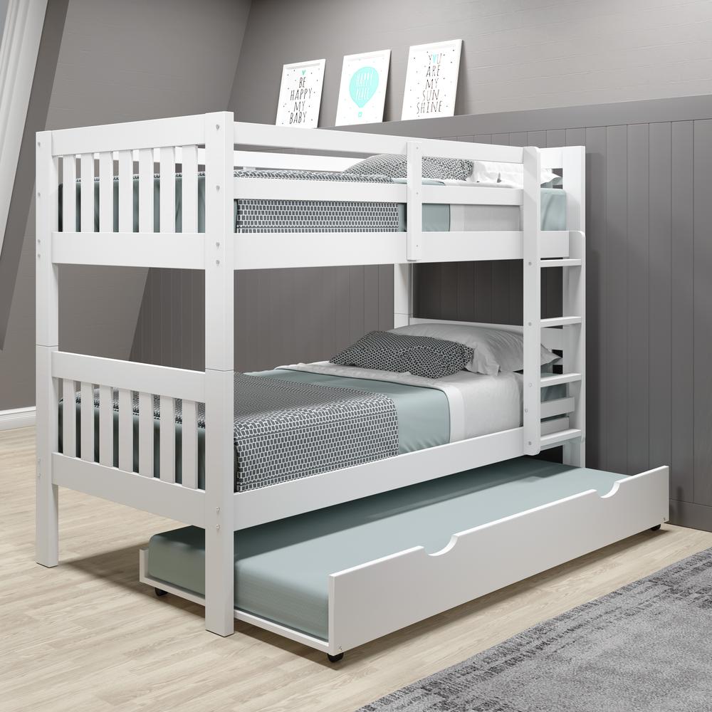 Twin Trundle (Only) in White. Picture 3