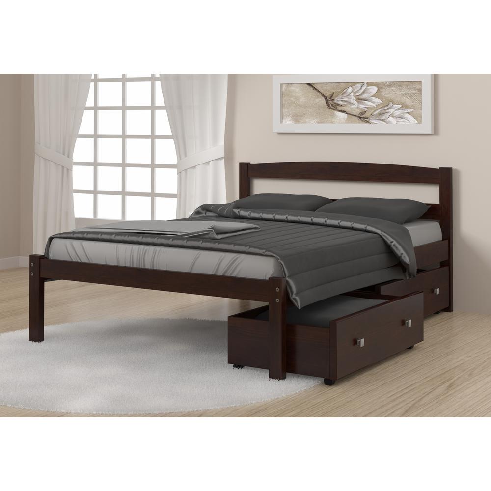 Full Econo Bed W/Dual Under Bed Drawers. Picture 2