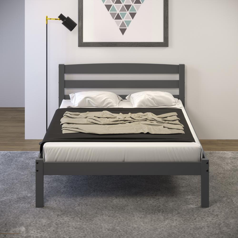 FULL ECONO BED DARK GREY. Picture 6