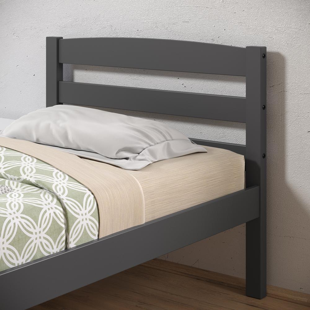 TWIN ECONO BED DARK GREY. Picture 2
