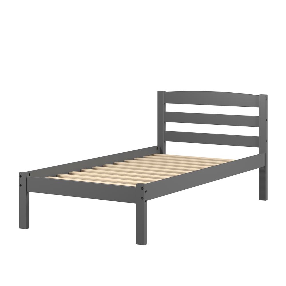 TWIN ECONO BED DARK GREY. Picture 5