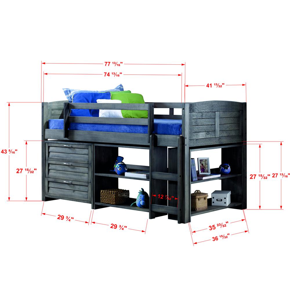 Twin Louver Modular Low Loft-Combo A. Picture 4