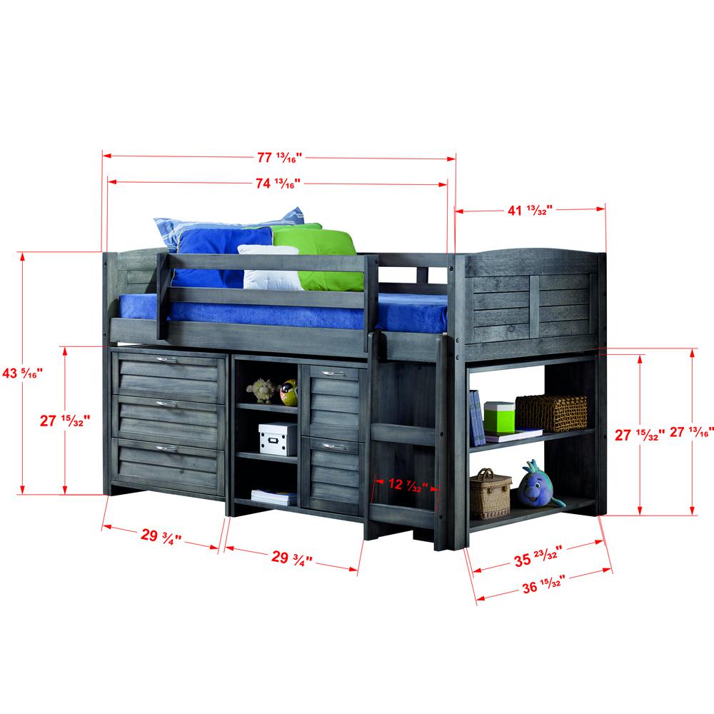 Twin Louver Modular Low Loft-Combo B. Picture 4