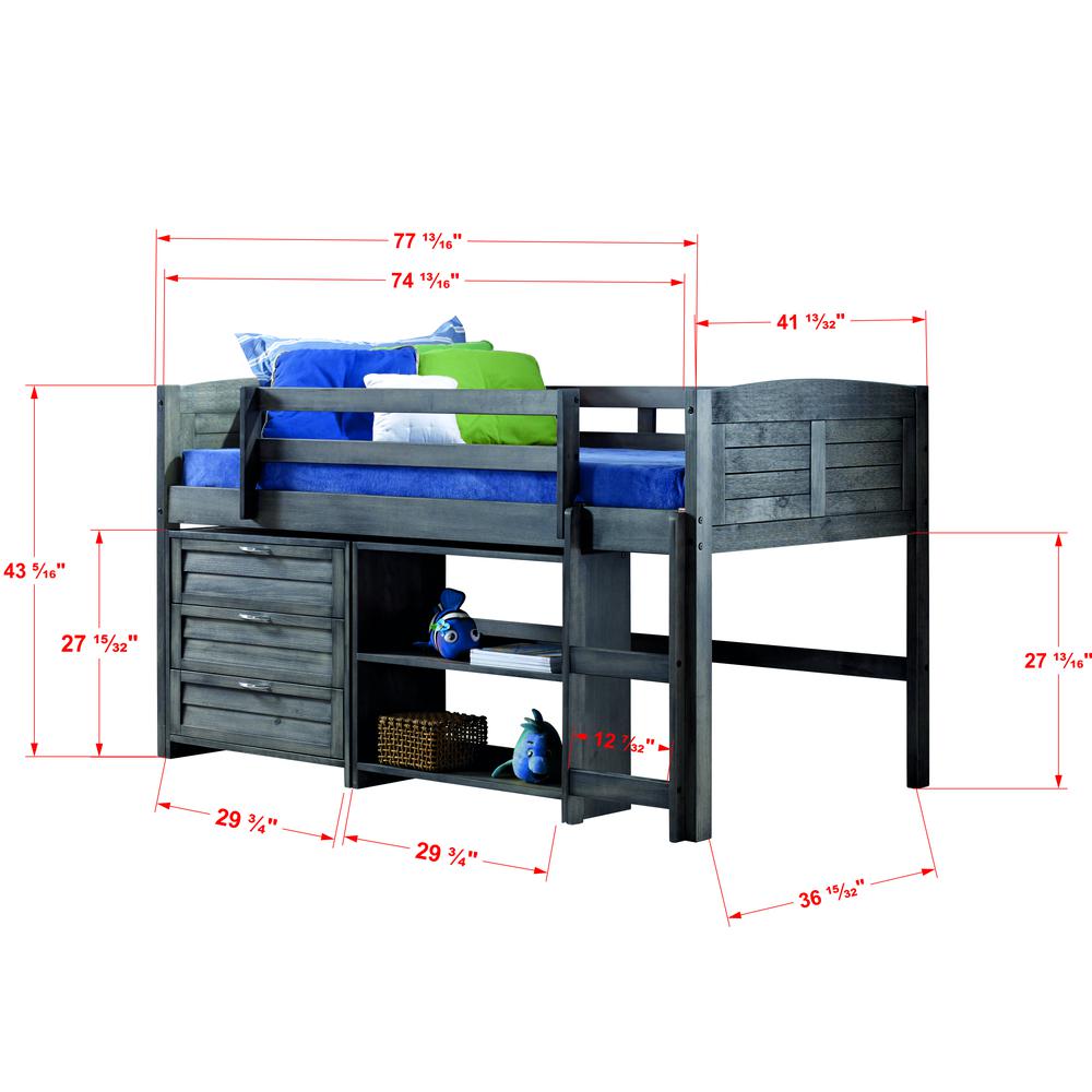 Twin Louver Modular Low Loft-Combo C. Picture 3