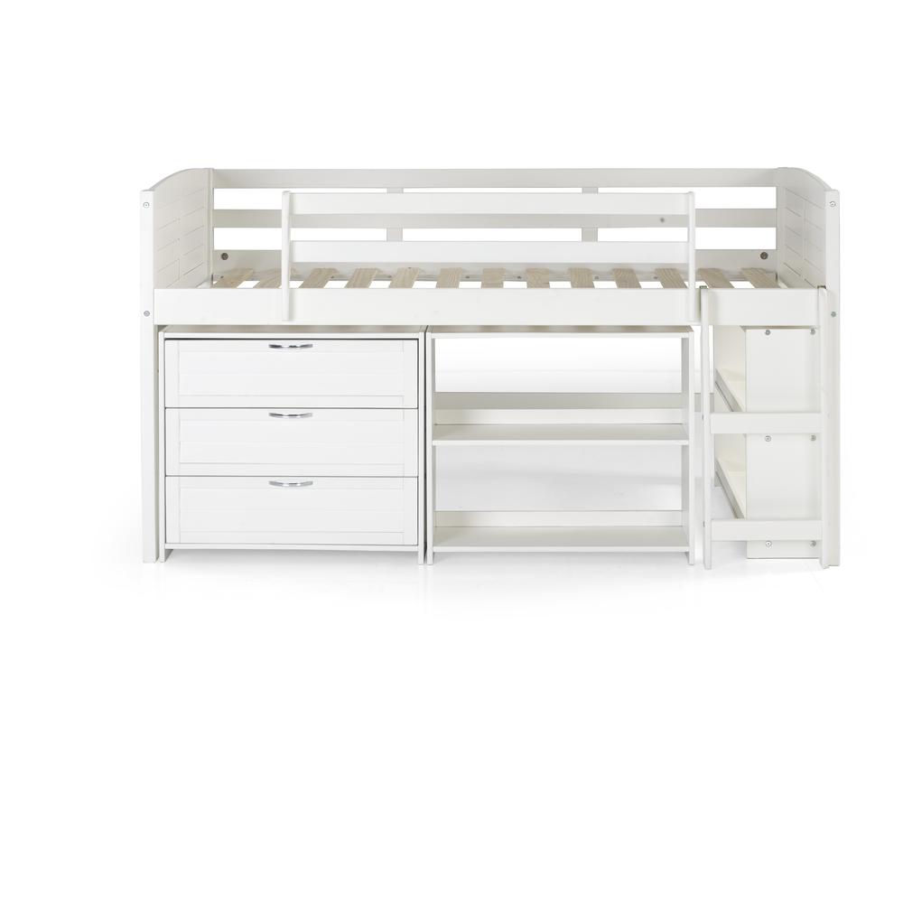 TWIN LOUVER LOW LOFT GROUP B - WHITE. Picture 4