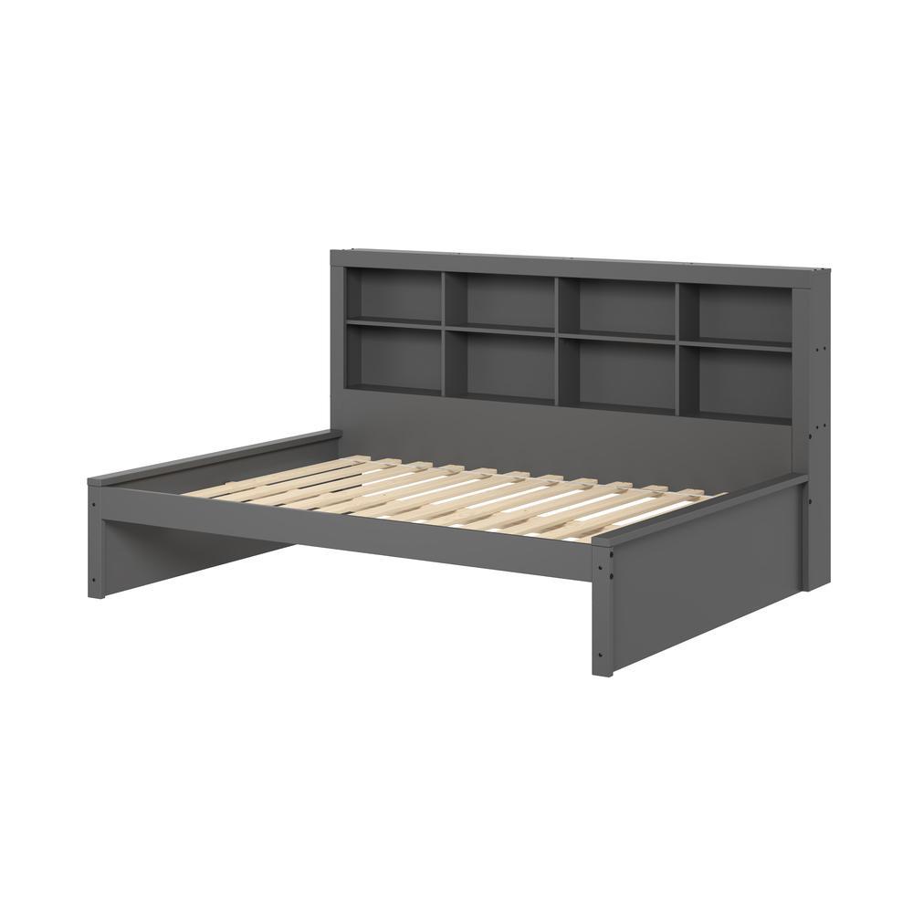 Full Bookcase Day Bed In Dark Grey. Picture 6
