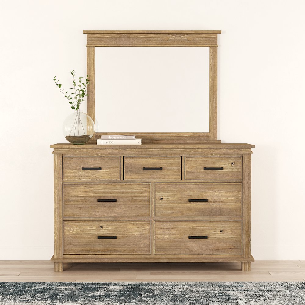 Glacier Point Mirror, Golden Java Finish. Picture 3