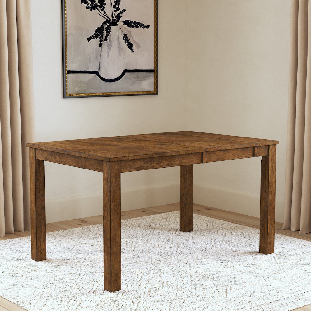 Mariposa 36"-54" Dinette Table, Rustic Whiskey. Picture 5