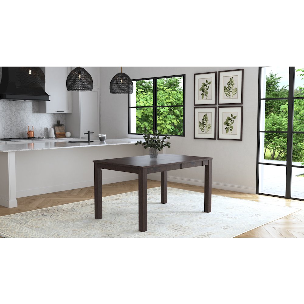 Mariposa 36"-54" Dinette Table, Warm Gray. Picture 5