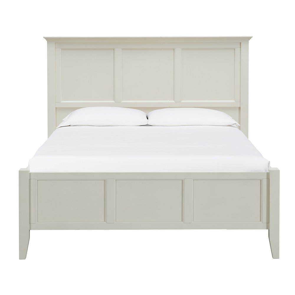 Northlake King Panel Bed, White Linen. Picture 2