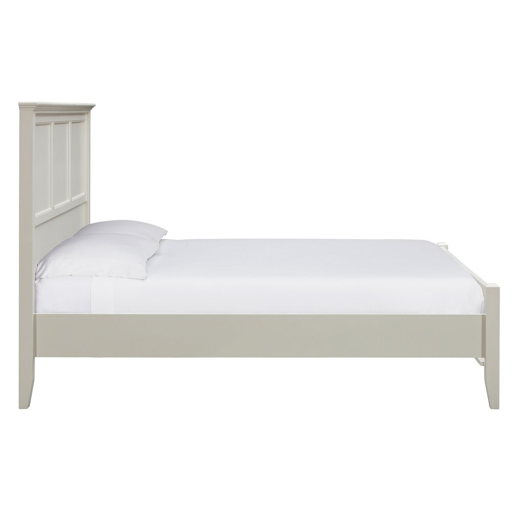 Northlake King Panel Bed, White Linen. Picture 3