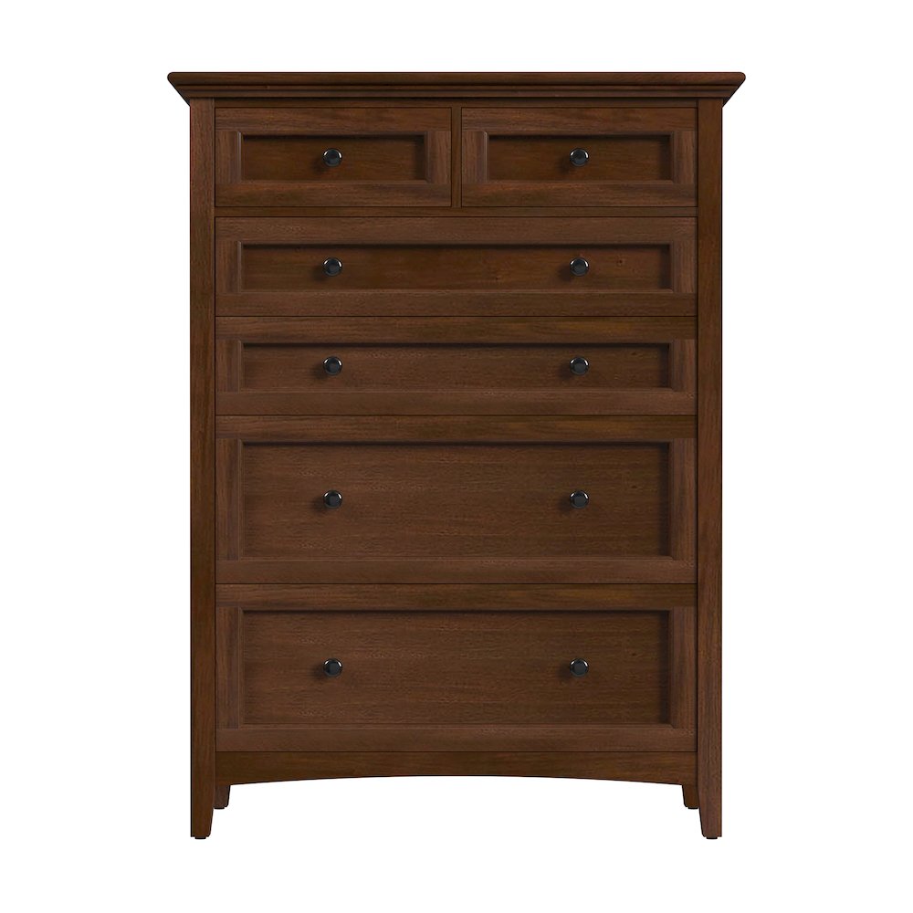 Westlake 6 Drawer Chest, Cherry Brown Finish. Picture 2