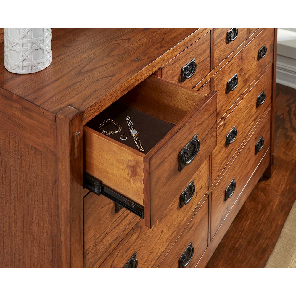 Mission Hill Dresser & Mirror, Harvest. Picture 5