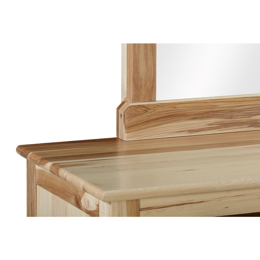 Gallagher Dresser & Mirror, Natural Hickory. Picture 4