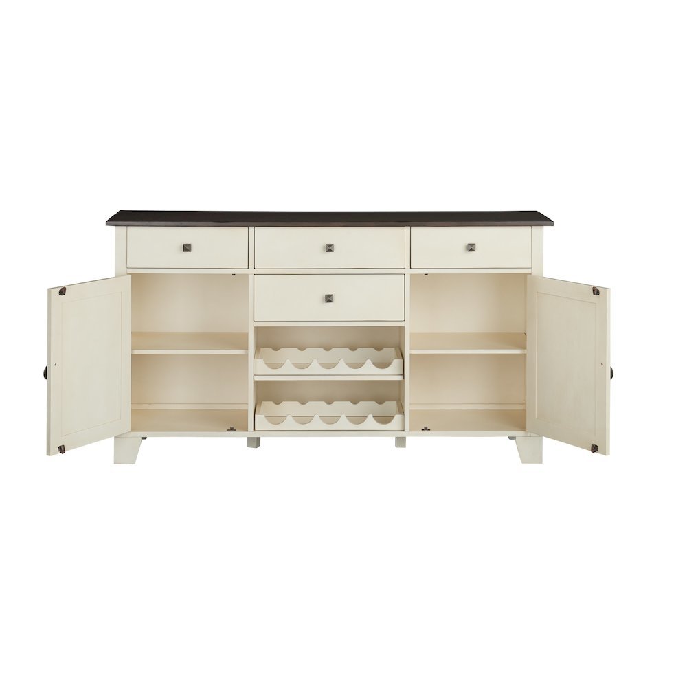 Brown Wine Cabinet with Storage, Farmhouse Coffee Bar and Bar Cabinet. Picture 6