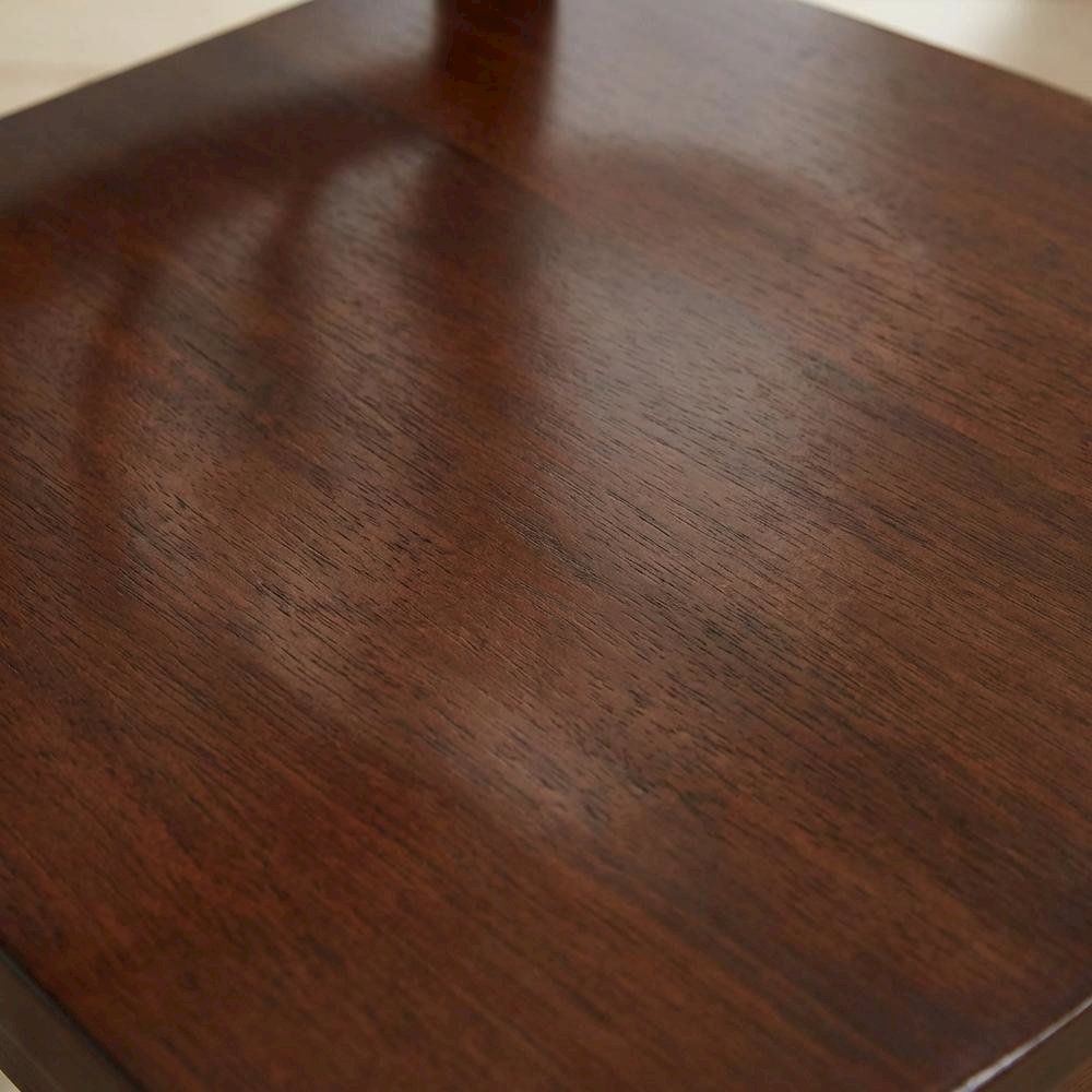 Merlot-Buttermilk Slatback Dining Chair Set with Solid Rubberwood Construction. Picture 5