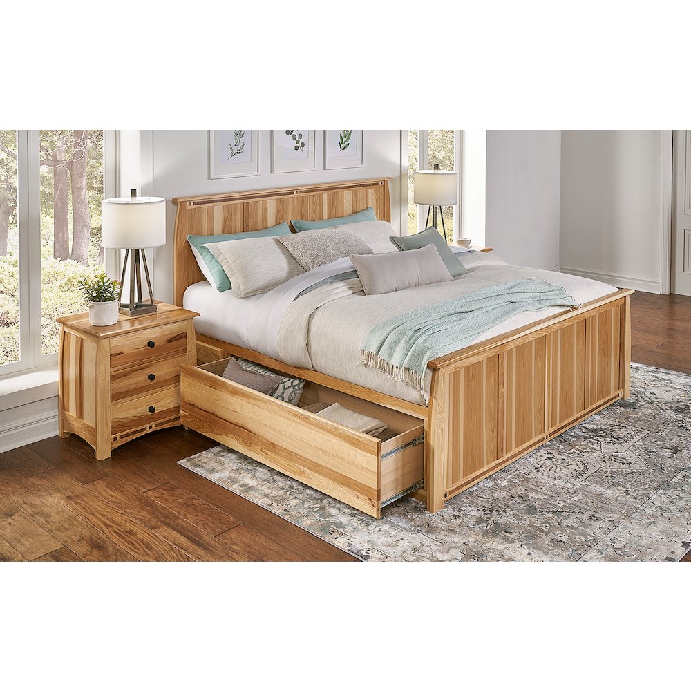 Adamstown Queen Storage Bed, Natural. Picture 6