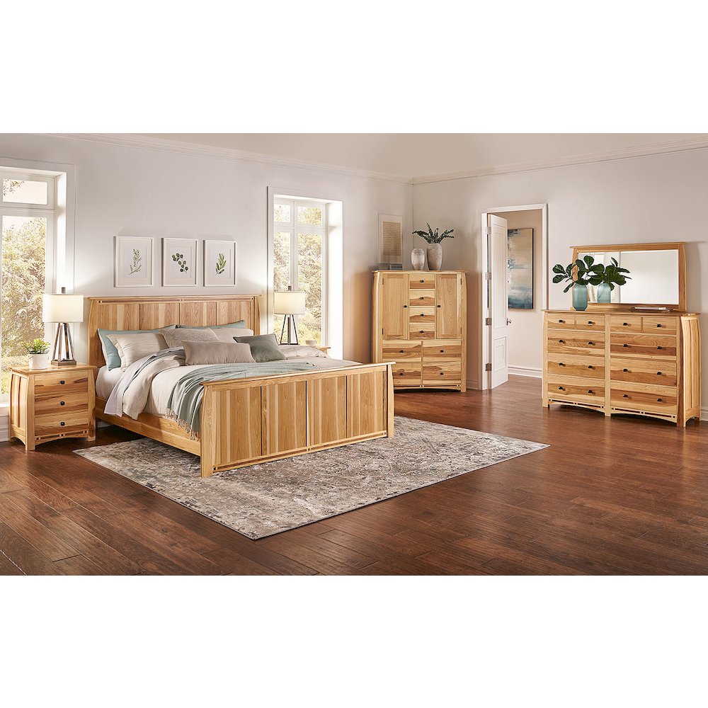 Adamstown King Panel Bed, Natural. Picture 3