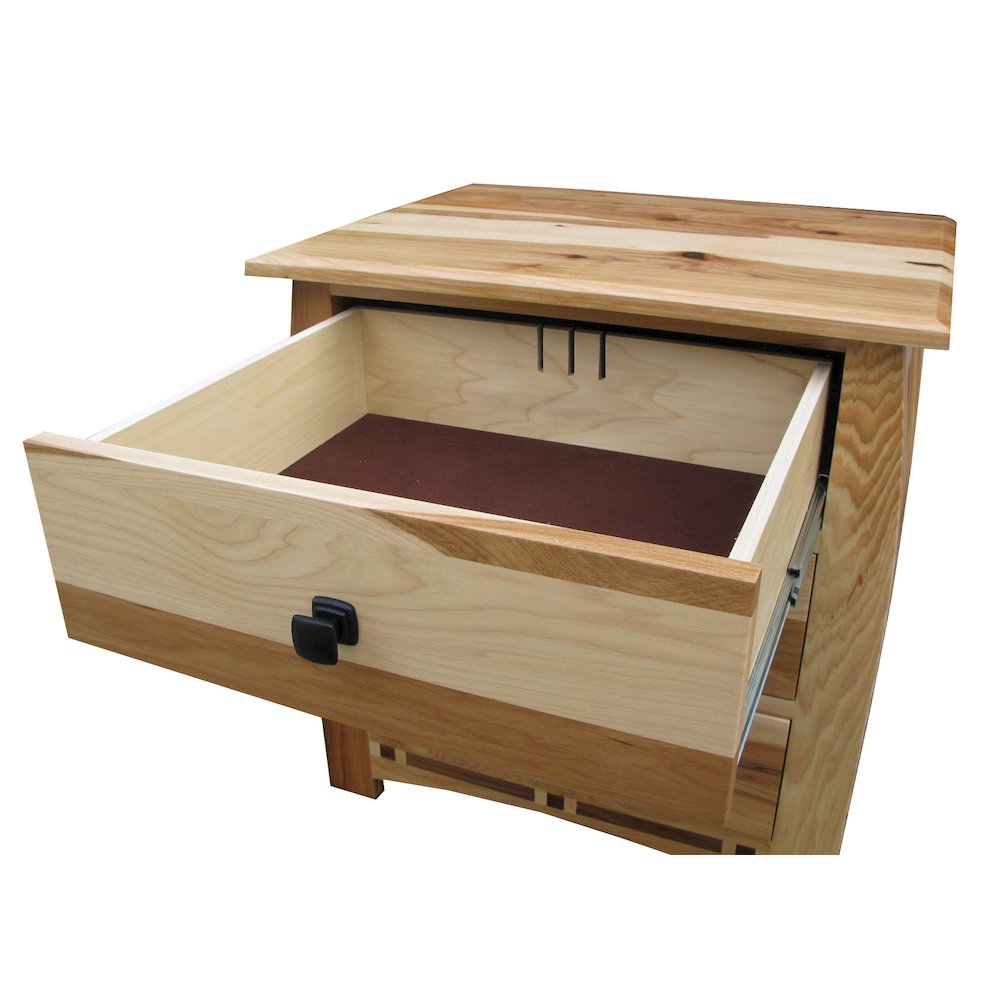 Adamstown 3 Drawer Nightstand, Natural. Picture 2