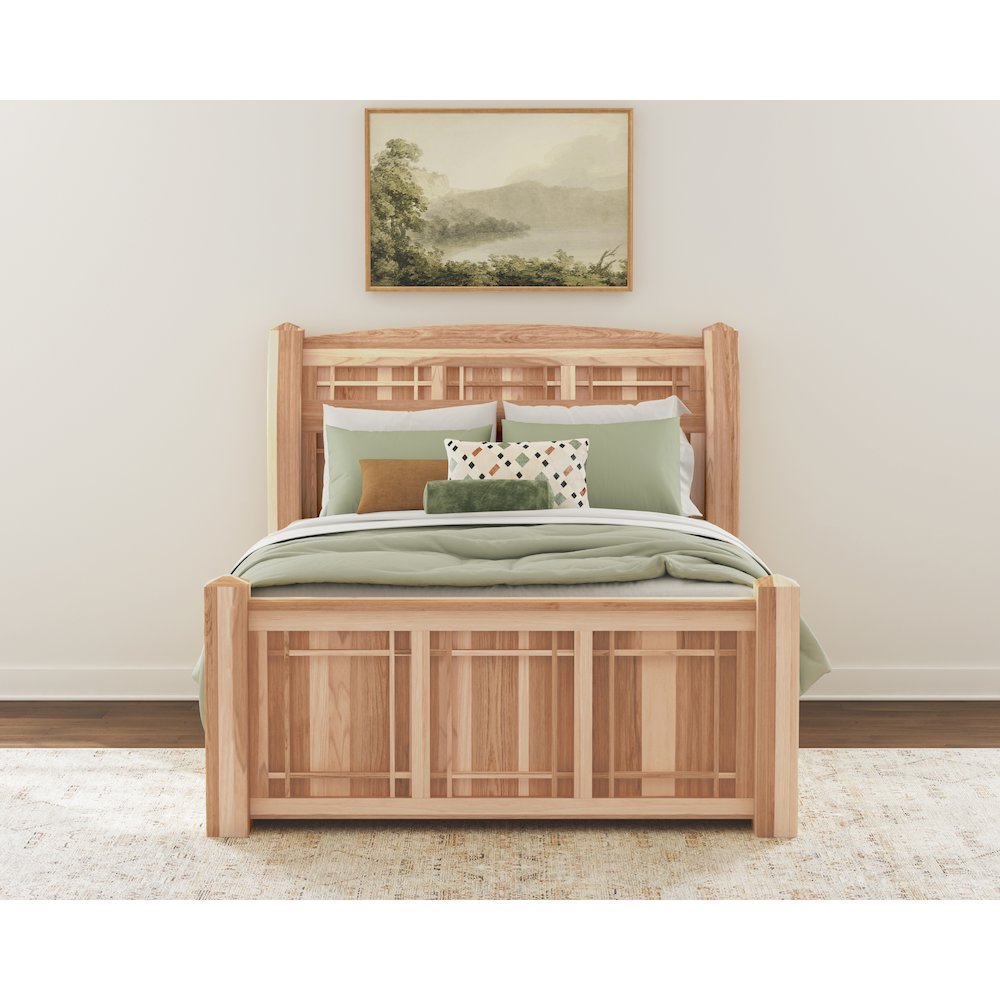 Amish Highlands Queen Storage Bed, Natural. Picture 9