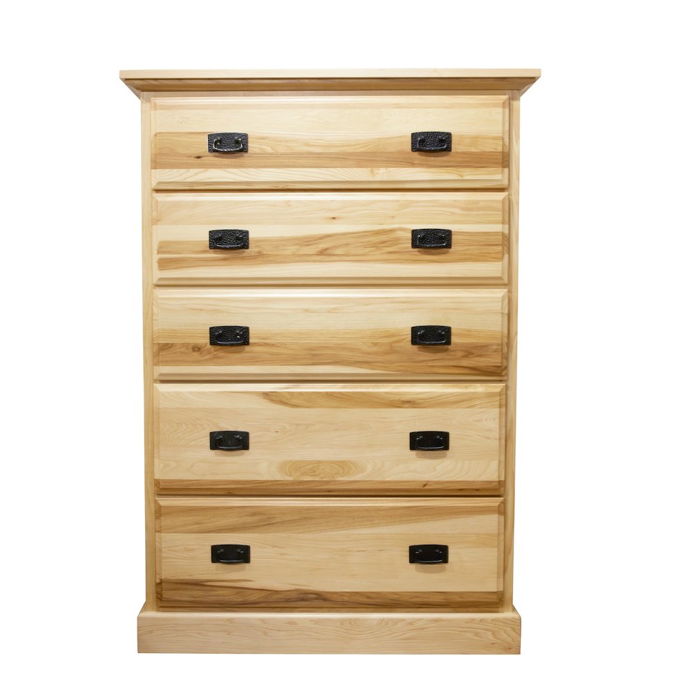 Amish Highlands 5 Drawer Chest, Natural. Picture 3