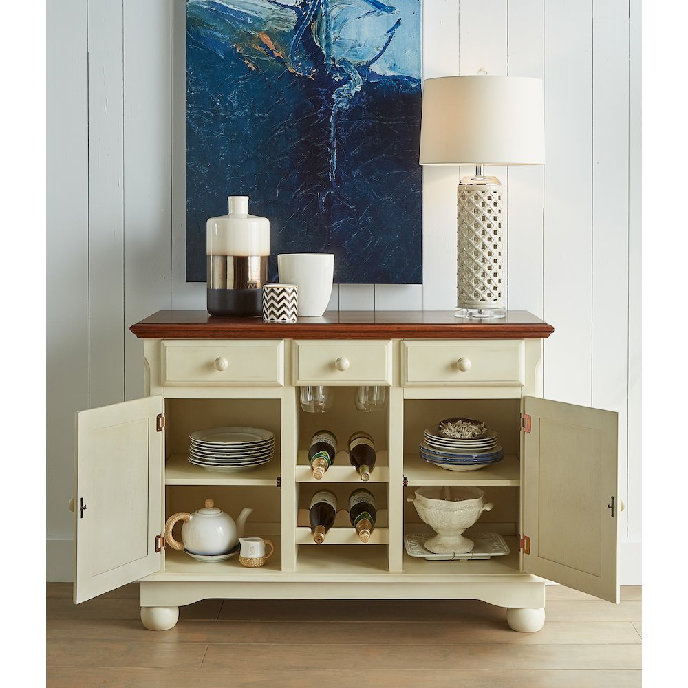 British Isles Server, Merlot-Buttermilk Finish. Picture 3