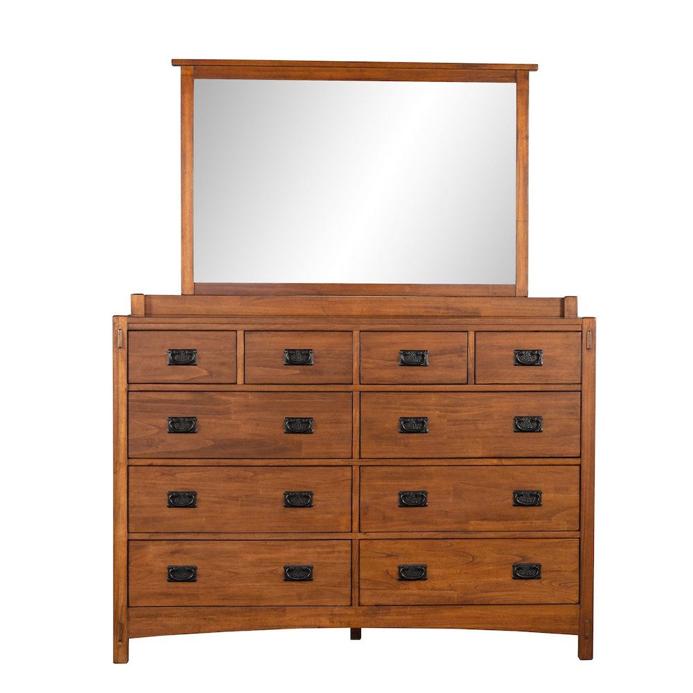 Mission Hill Dresser & Mirror, Harvest. Picture 7