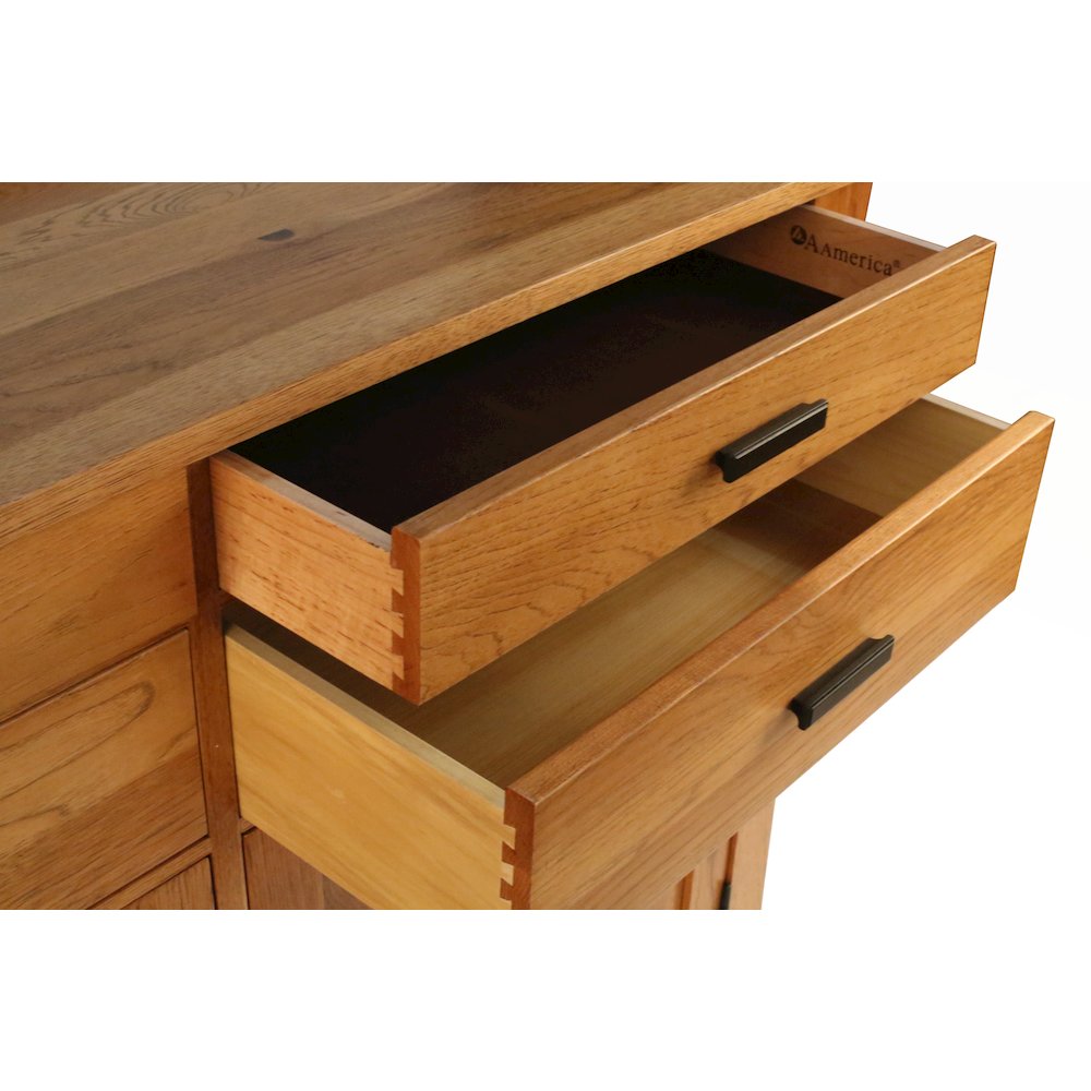 Cattail Bungalow Sideboard, Warm Amber Finish. Picture 2