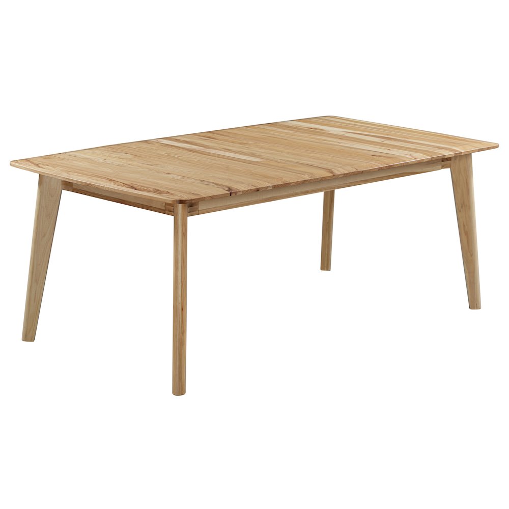 Esmond Leg Table with (1) 18"  Butterfly Leaf, Natural. Picture 2