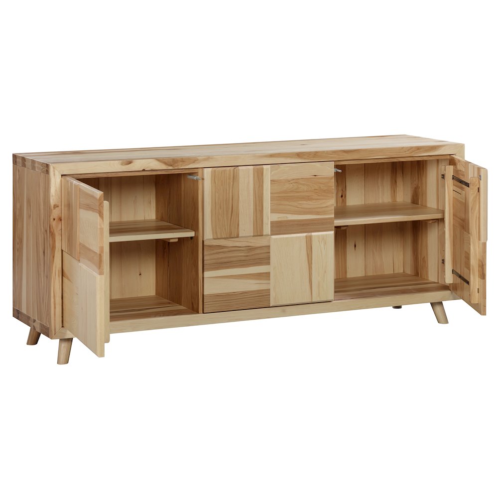 Esmond 3 Door Sideboard, Natural. Picture 2