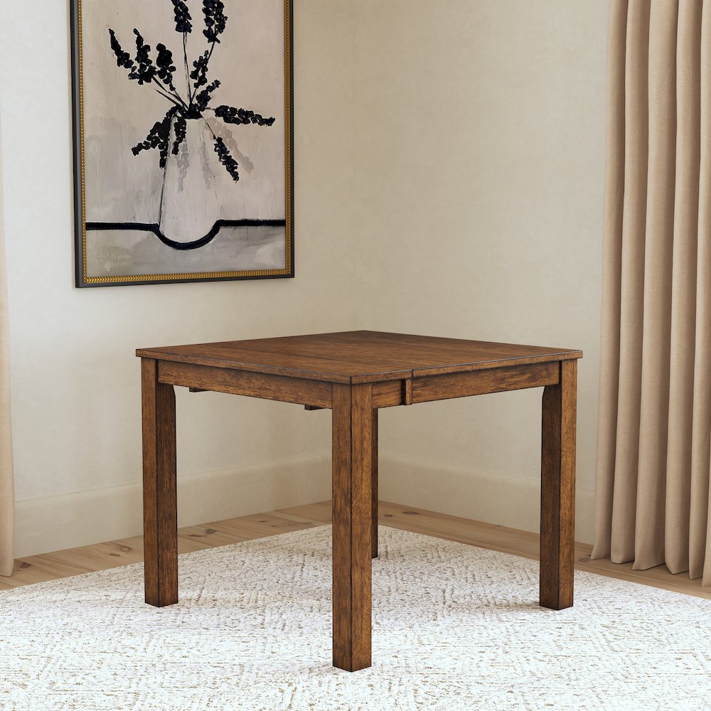 Mariposa 36"-54" Dinette Table, Rustic Whiskey. Picture 6