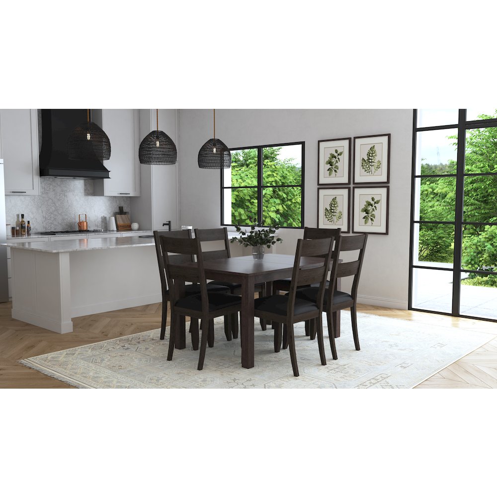 Mariposa 36"-54" Dinette Table, Warm Gray. Picture 6