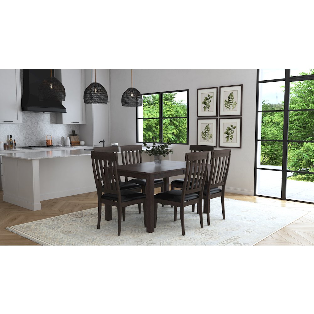 Mariposa 36"-54" Dinette Table, Warm Gray. Picture 7