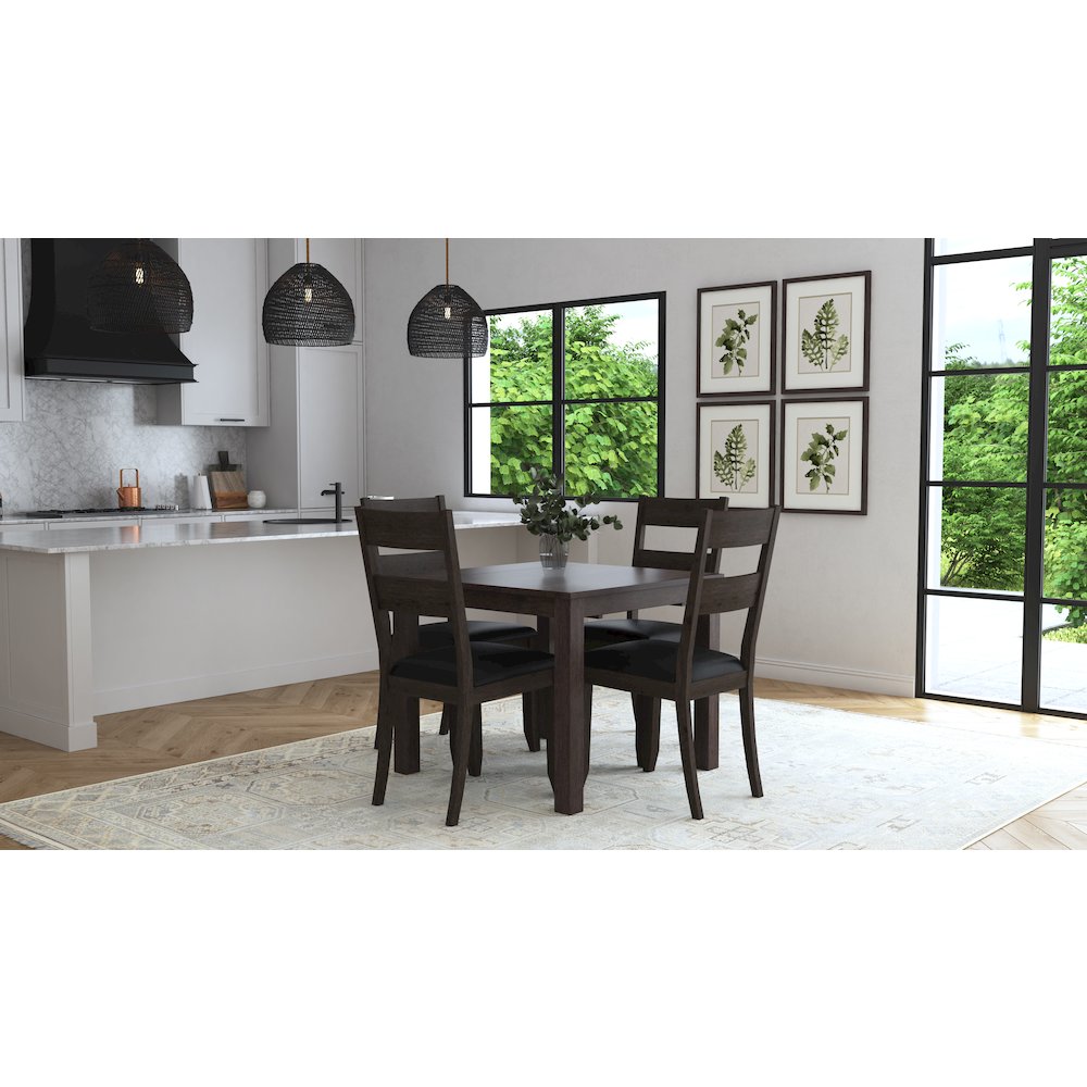 Mariposa 36"-54" Dinette Table, Warm Gray. Picture 8