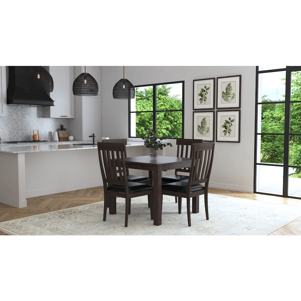 Mariposa 36"-54" Dinette Table, Warm Gray. Picture 9