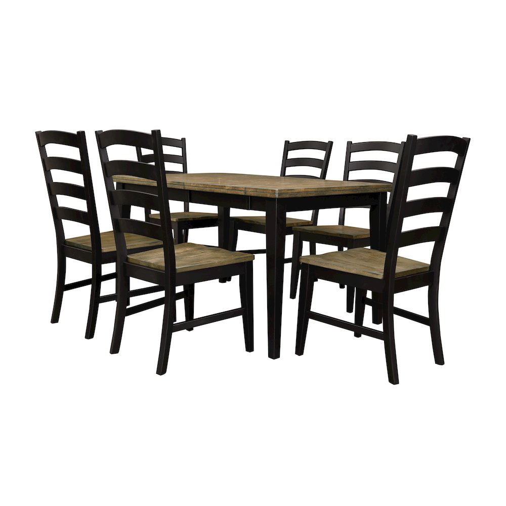 Stormy Ridge 36" - 54" Dinette Table, Chicory / Black. Picture 3