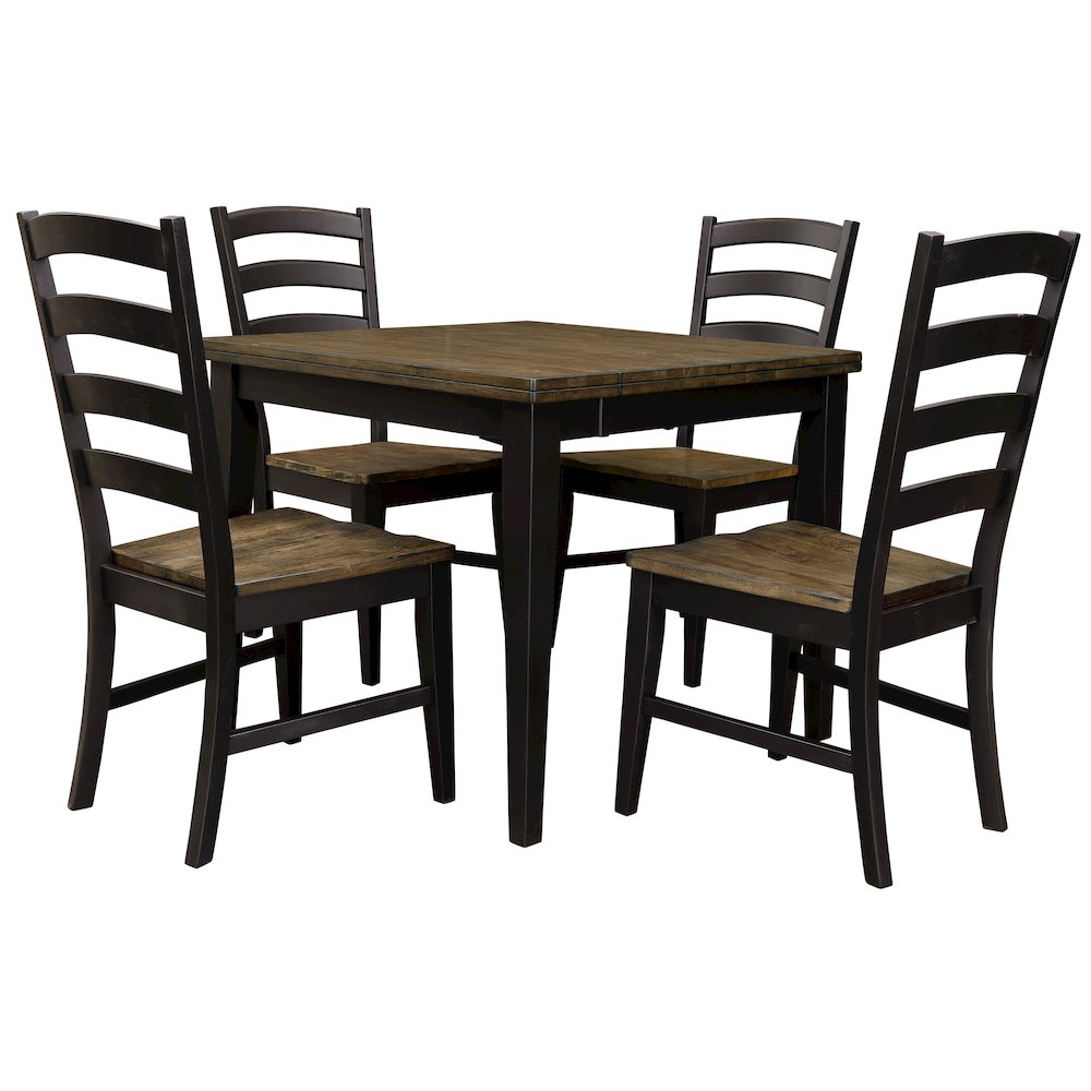Stormy Ridge 36" - 54" Dinette Table, Chicory / Black. Picture 4