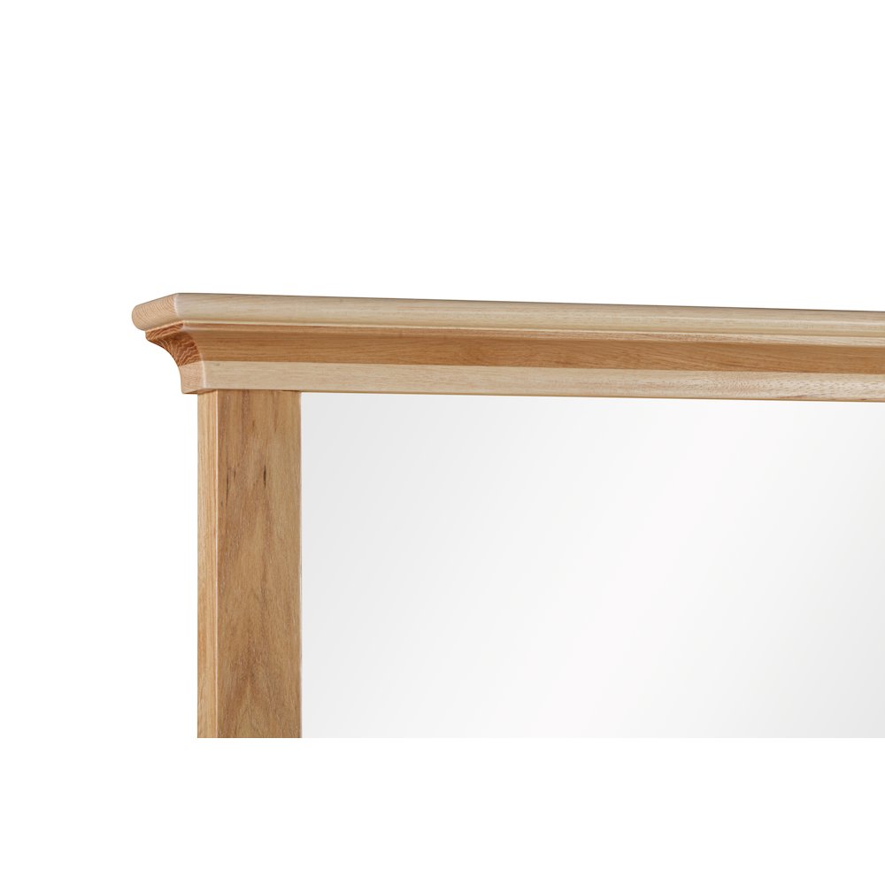 Gallagher Dresser & Mirror, Natural Hickory. Picture 5