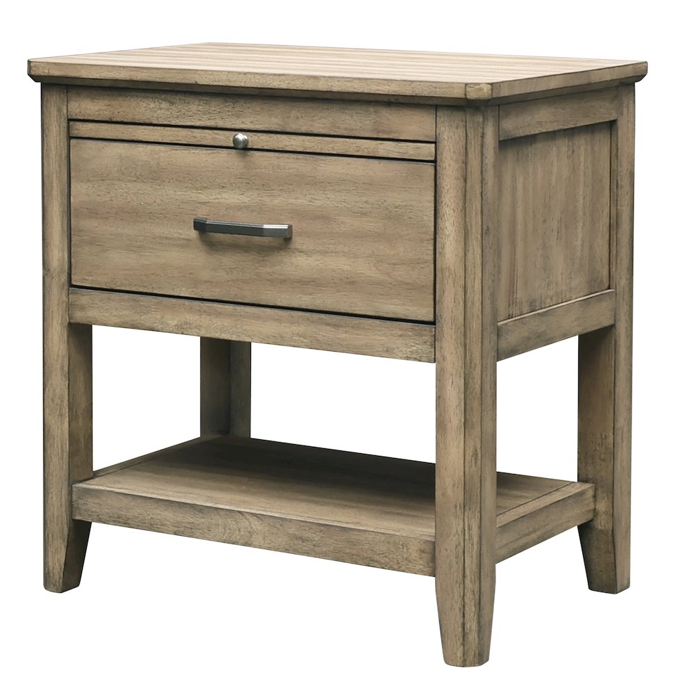 Geo Heights Nightstand, Butterscotch. Picture 3