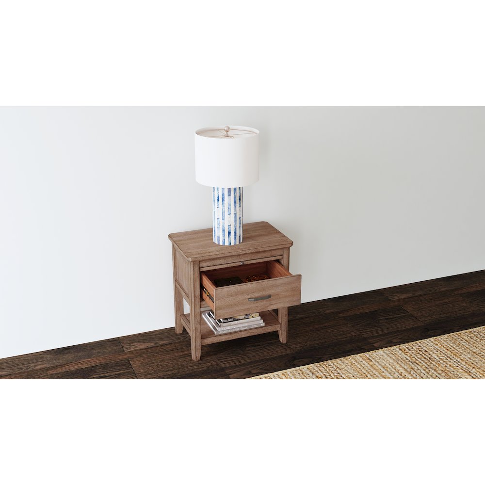 Geo Heights Nightstand, Butterscotch. Picture 9